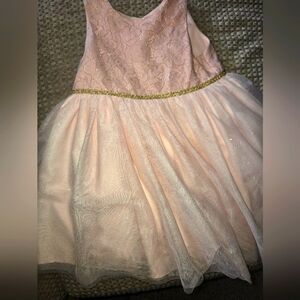 Toddler 2T Blush Pink Formal Princess Dress